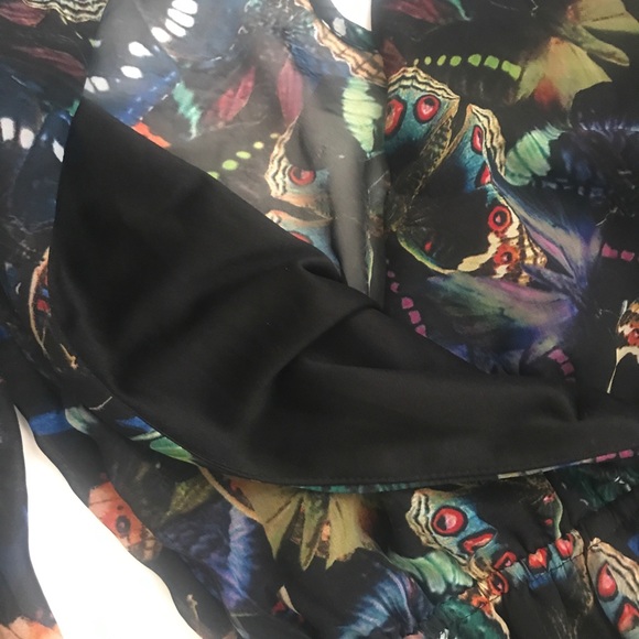 Show Me Your MuMu Black Butterfly Print Romper - Picture 9 of 14